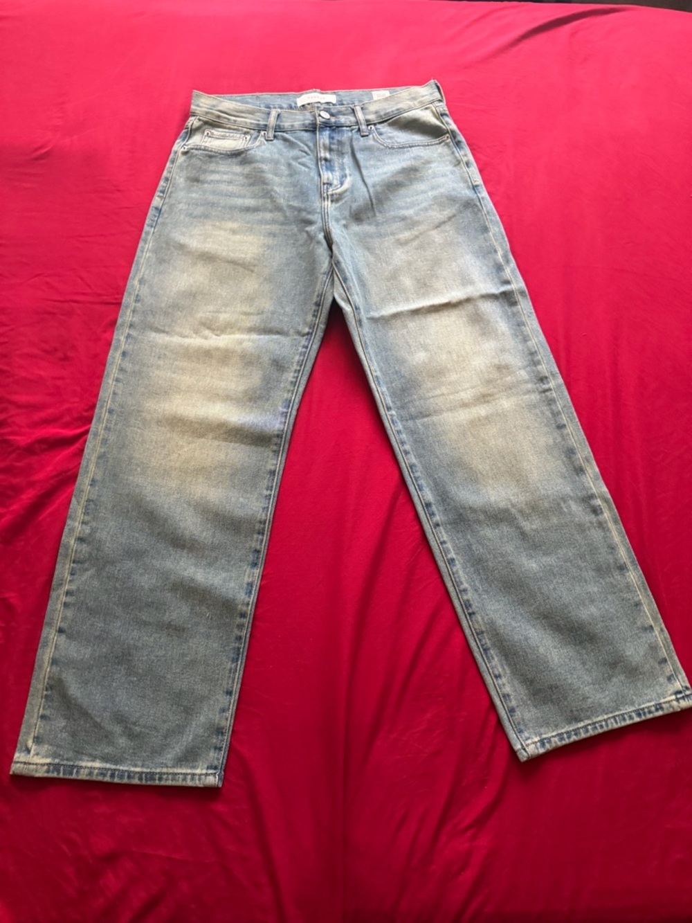 PacSun Men's Light Wash Straight Jeans